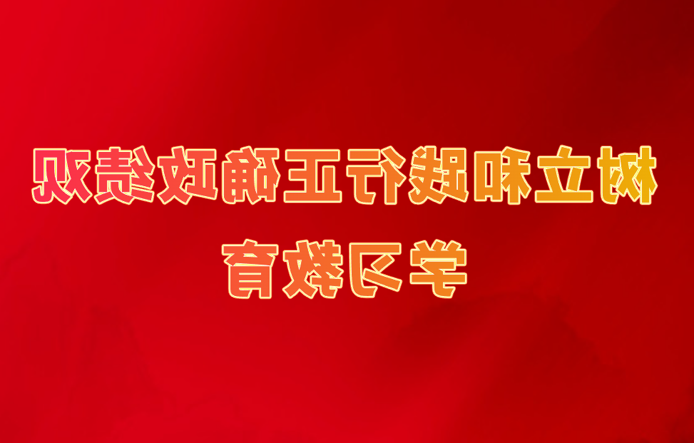 树立和践行正确政绩观学习教育专题